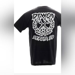 Dixxon Flannel Co X Sturgis Grey Sketchy Crest men’s tshirt black